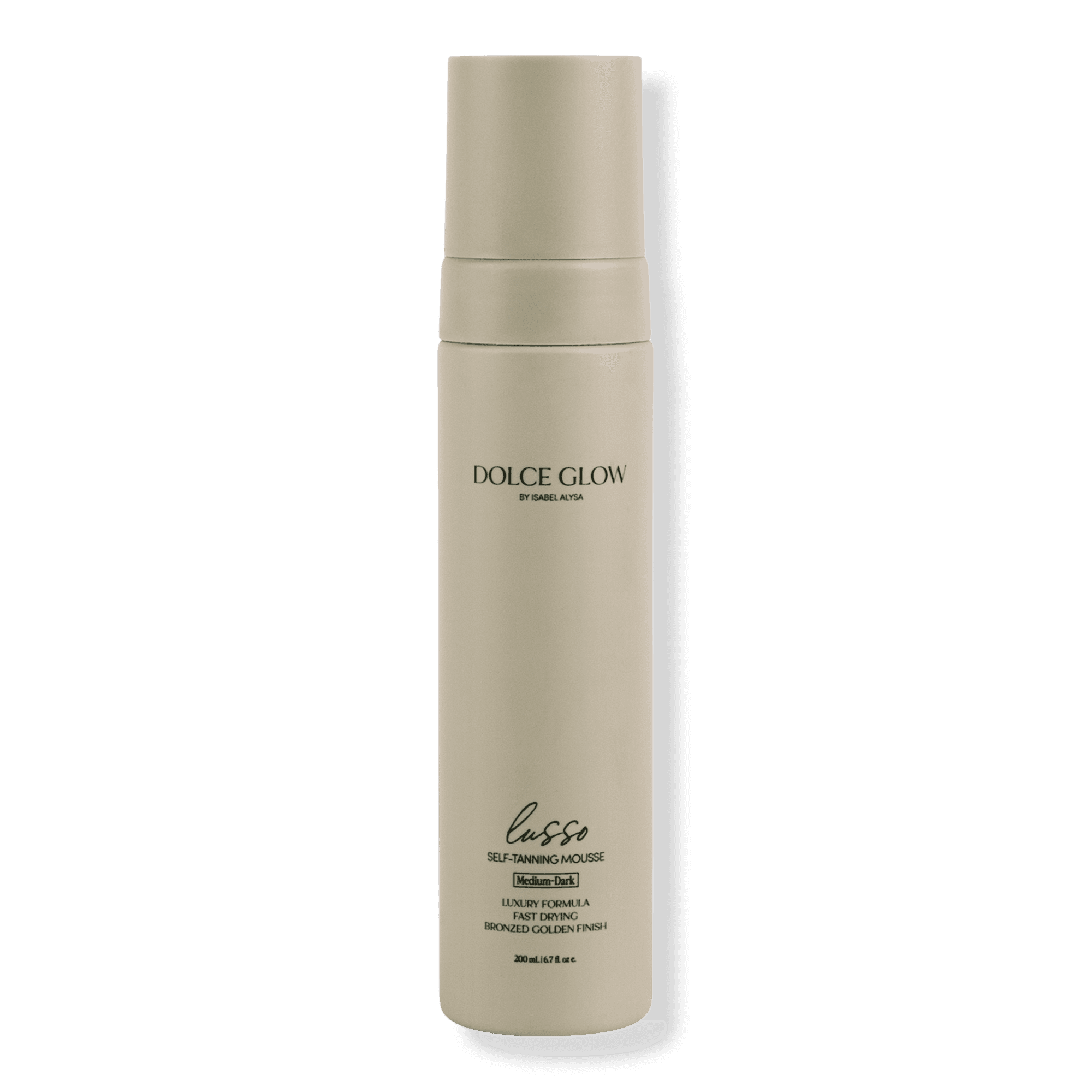 Dolce Glow Lusso Self-Tanning Mousse in Medium to Dark