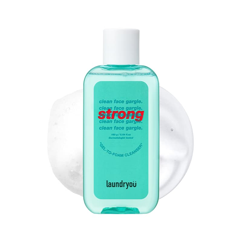 laundryou laundryou Clean Face Gargle Gel-to-foam Cleanser Strong