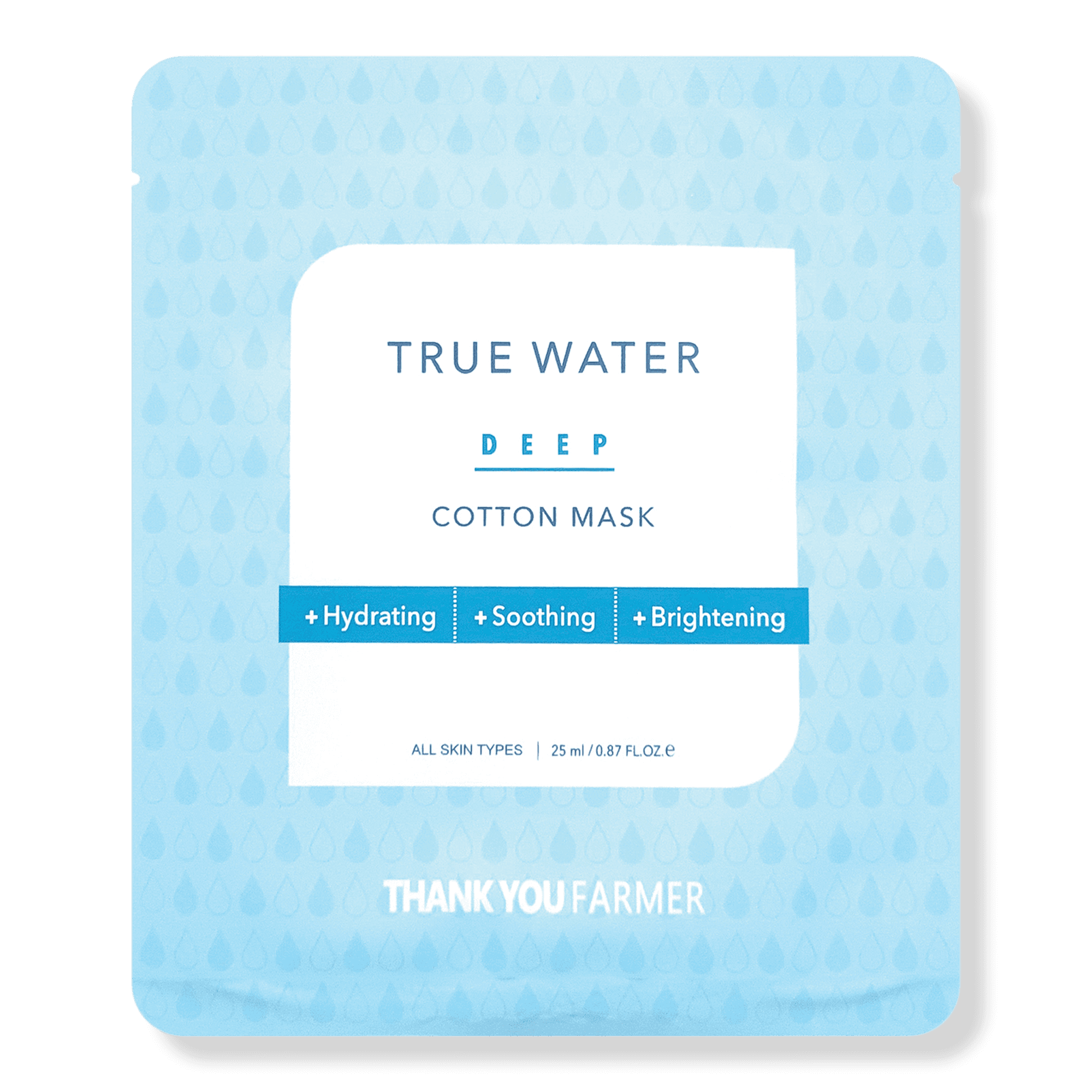 Thank You Farmer True Water Deep Cotton Mask