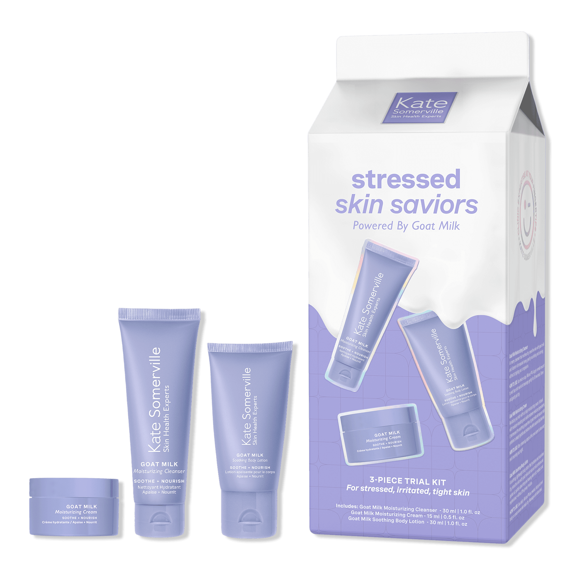 Kate Somerville Stressed Skin Saviors Travel Kit