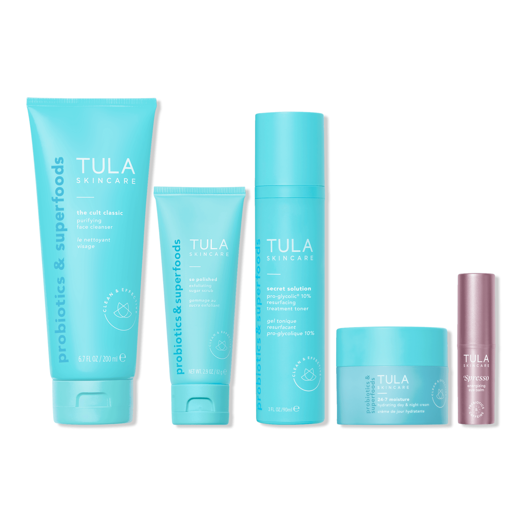 TULA Glow Starts Here Bestselling Skin Essentials Kit