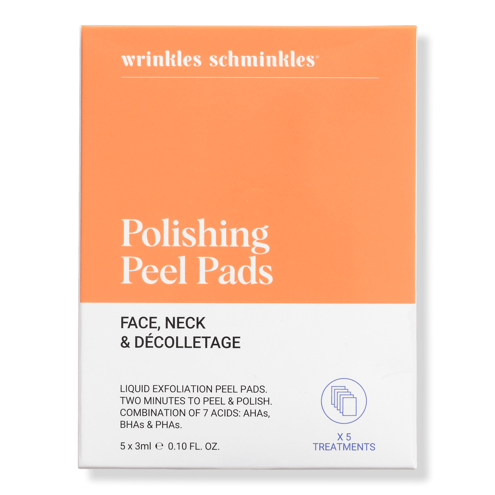 Wrinkles Schminkles Face, Neck & Décolletage Peel Pads