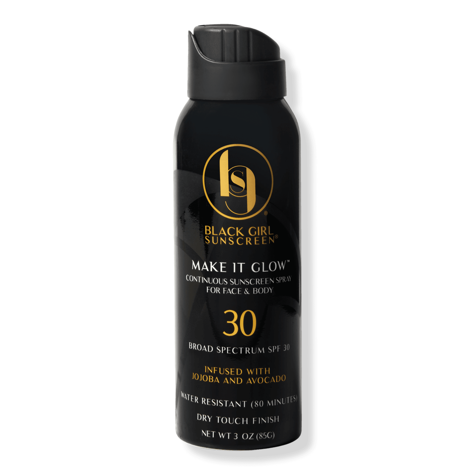 Black Girl Sunscreen Make It Glow Continuous Spray SPF30