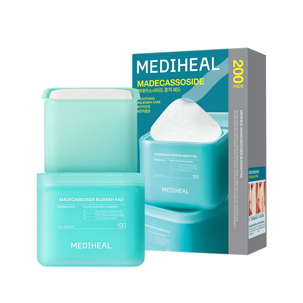 MEDIHEAL [7types] MEDIHEAL Toner Pad 100+100ct Double Set