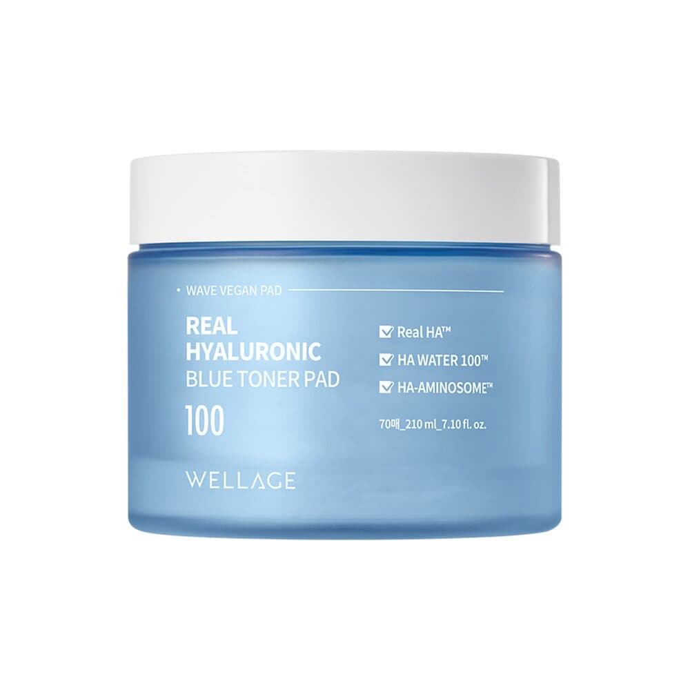 Wellage Wellage Real Hyaluronic Blue Toner Pad 70ct