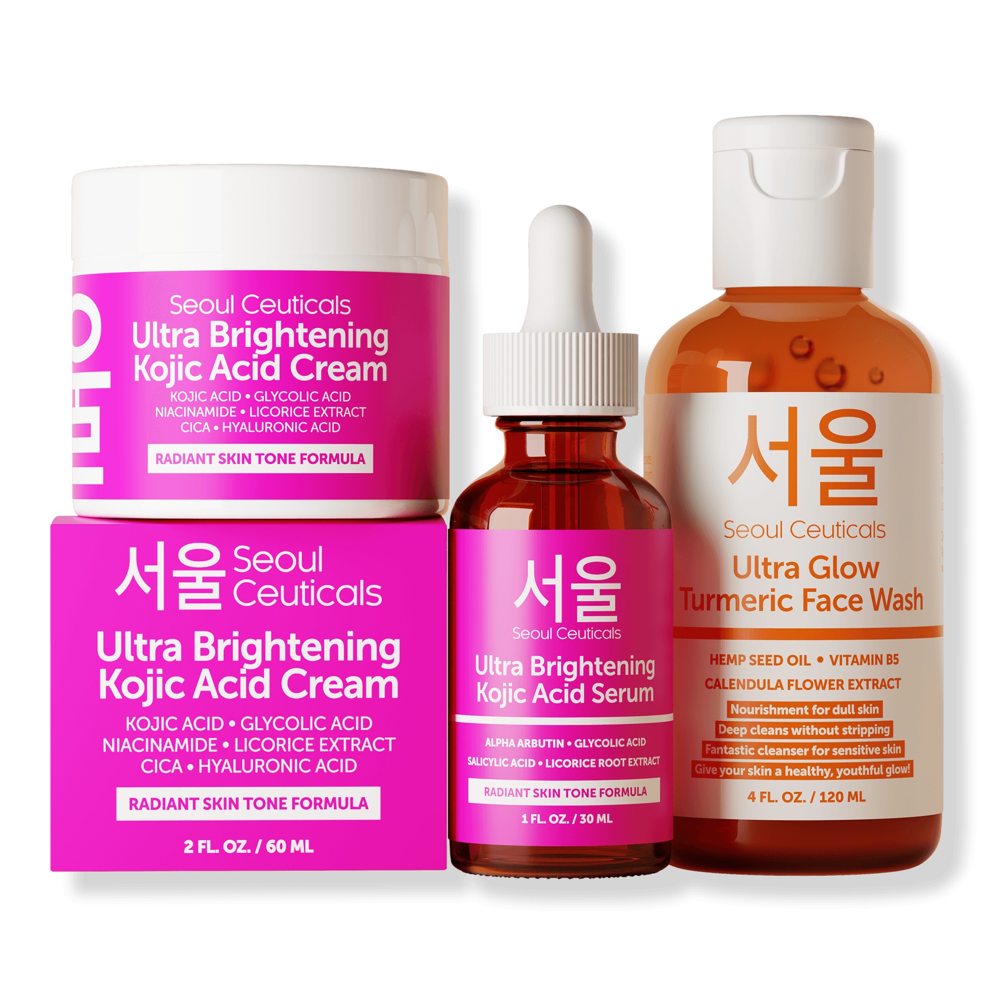 Seoul Ceuticals Korean Skin Care Dark Spot Routine
