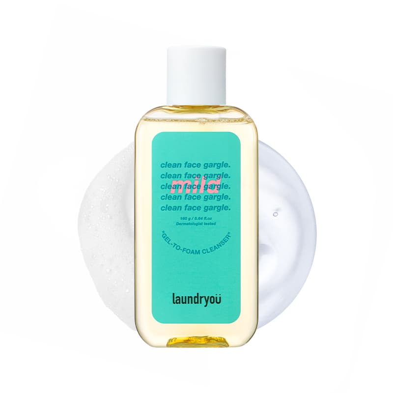 laundryou laundryou Clean Face Gargle Gel-to-foam Cleanser Mild