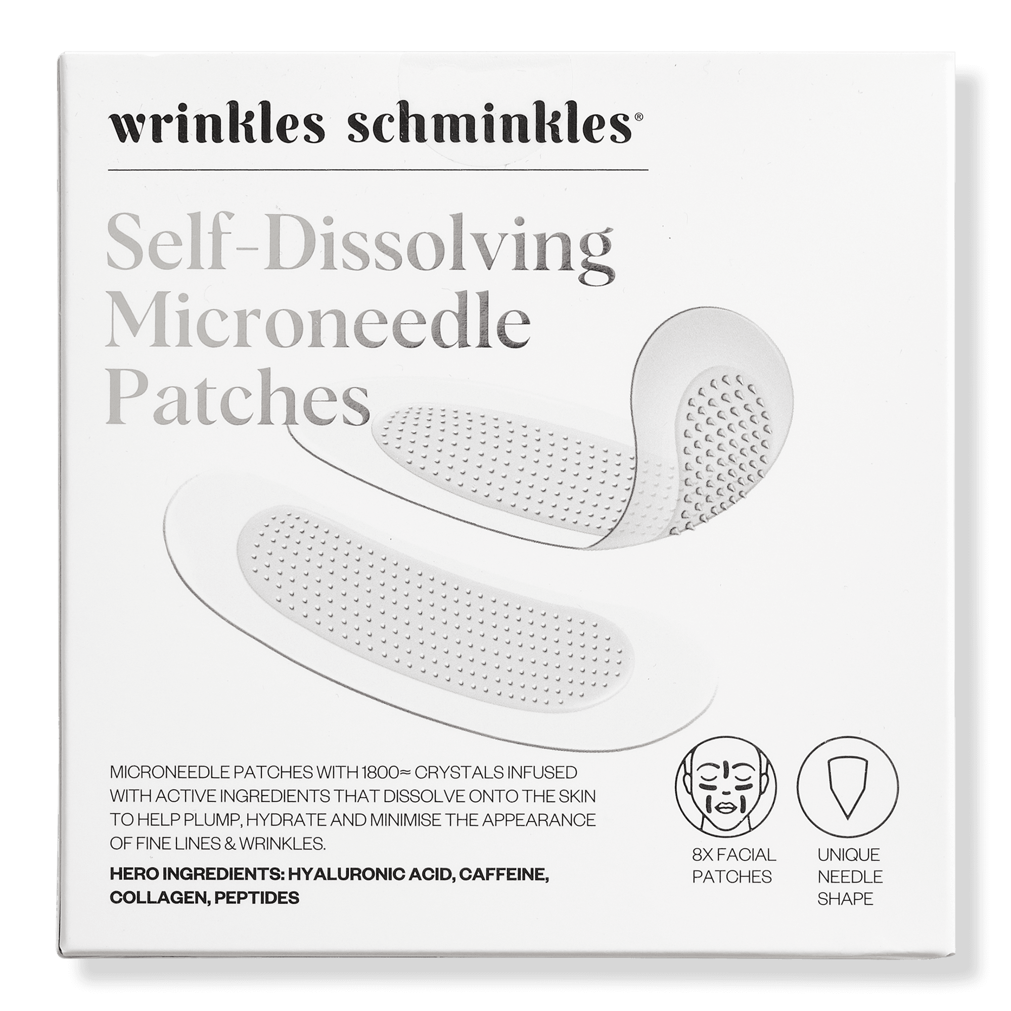 Wrinkles Schminkles Self-Dissolving Microneedle Patches