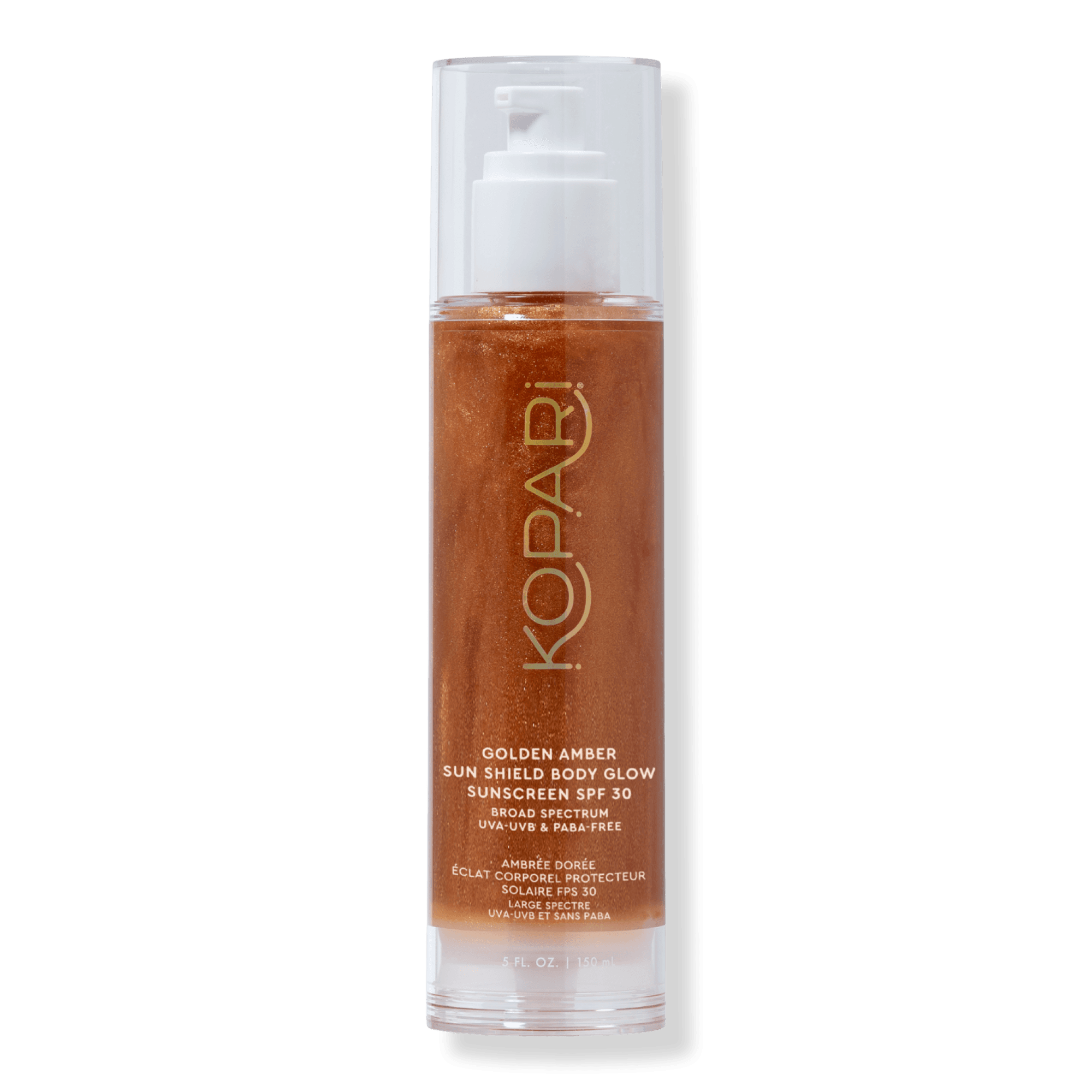 Kopari Beauty Golden Amber Sun Shield Body Glow Sunscreen SPF 30