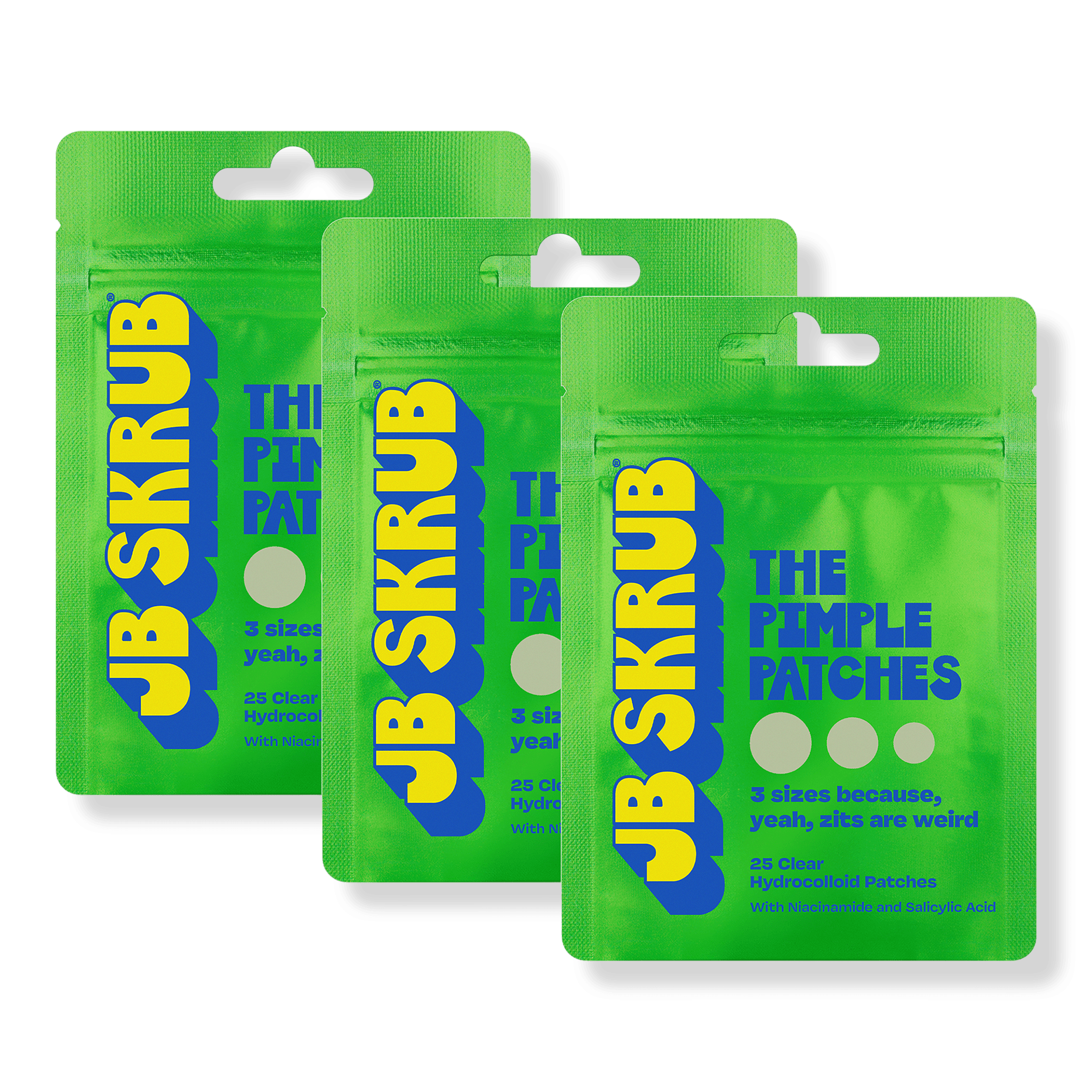 JB Skrub Clear Pimple Patches Set for Tweens and Teens