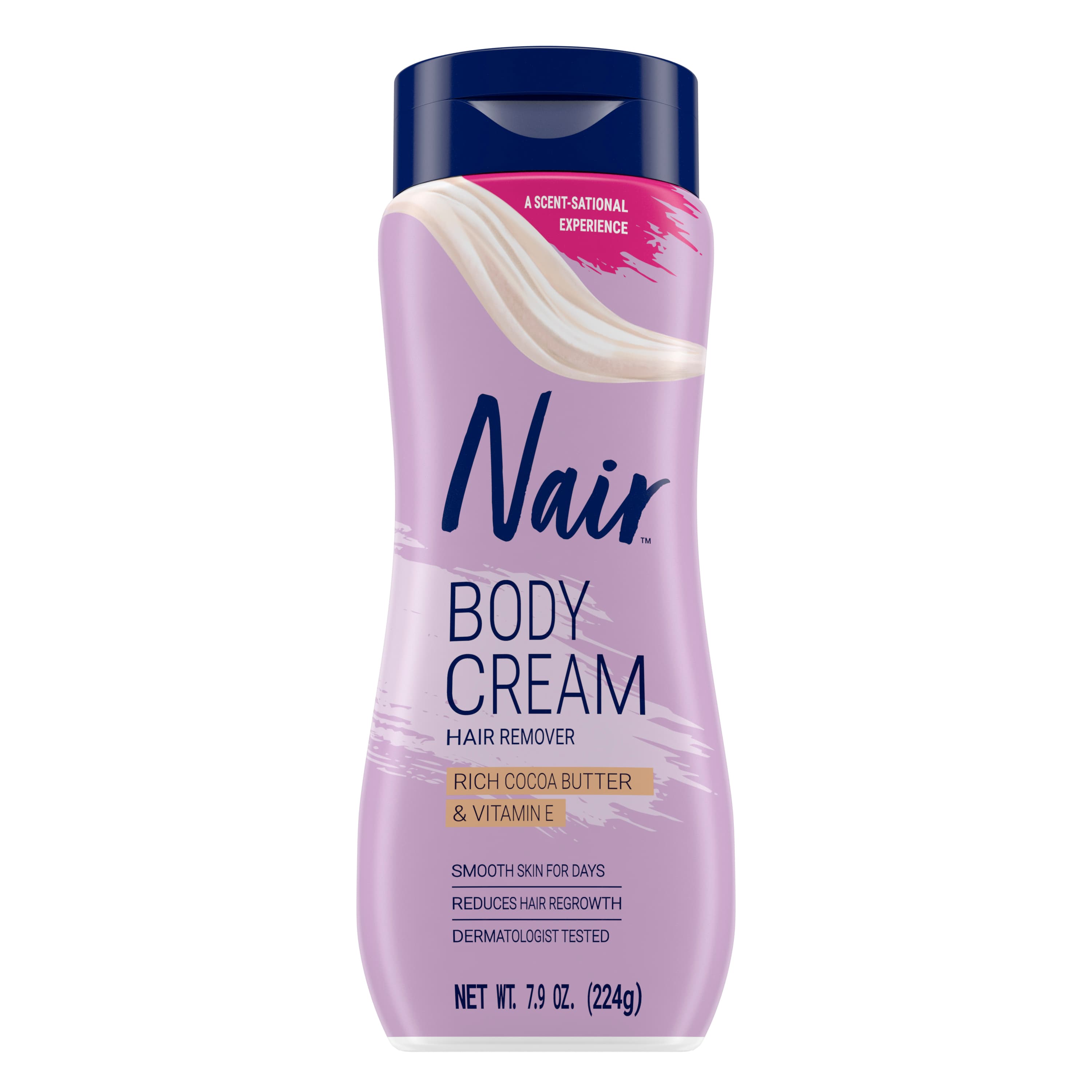 NAIR NAIR Body Hair Remover Cream With Rich Cocoa Butter And Vitamin E For Body, Dermatologist Tested