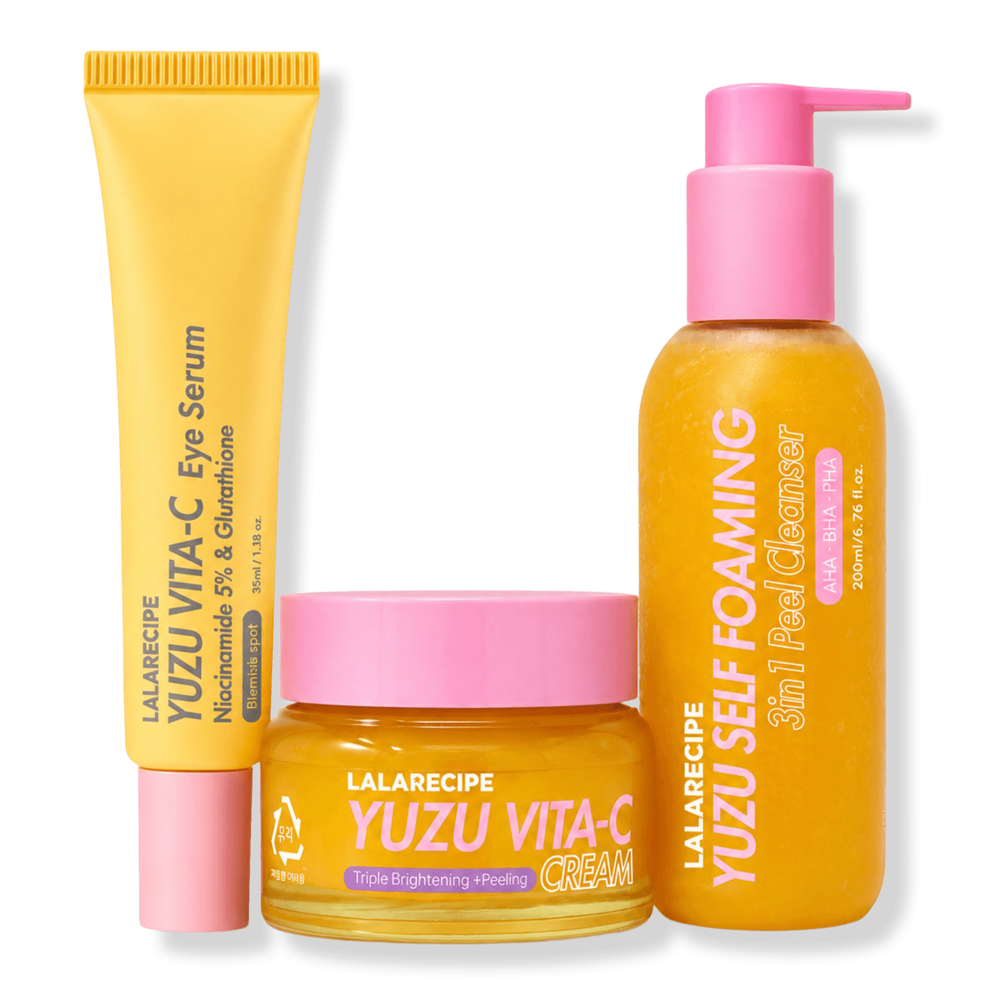 LALARECIPE Yuzu Complete Brightening Routine