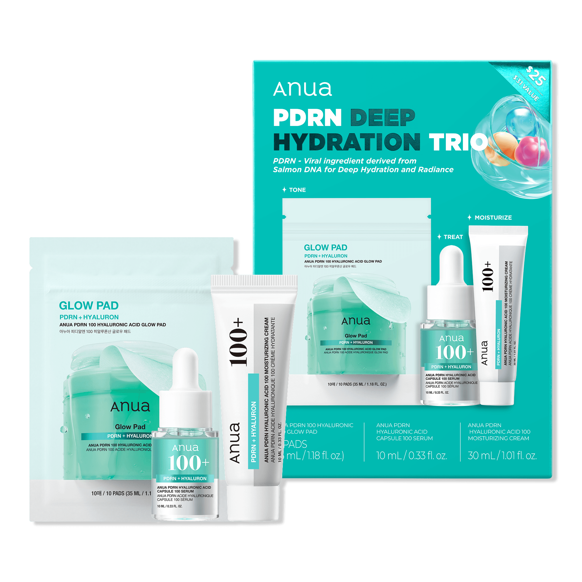 ANUA PDRN Deep Hydration Trio