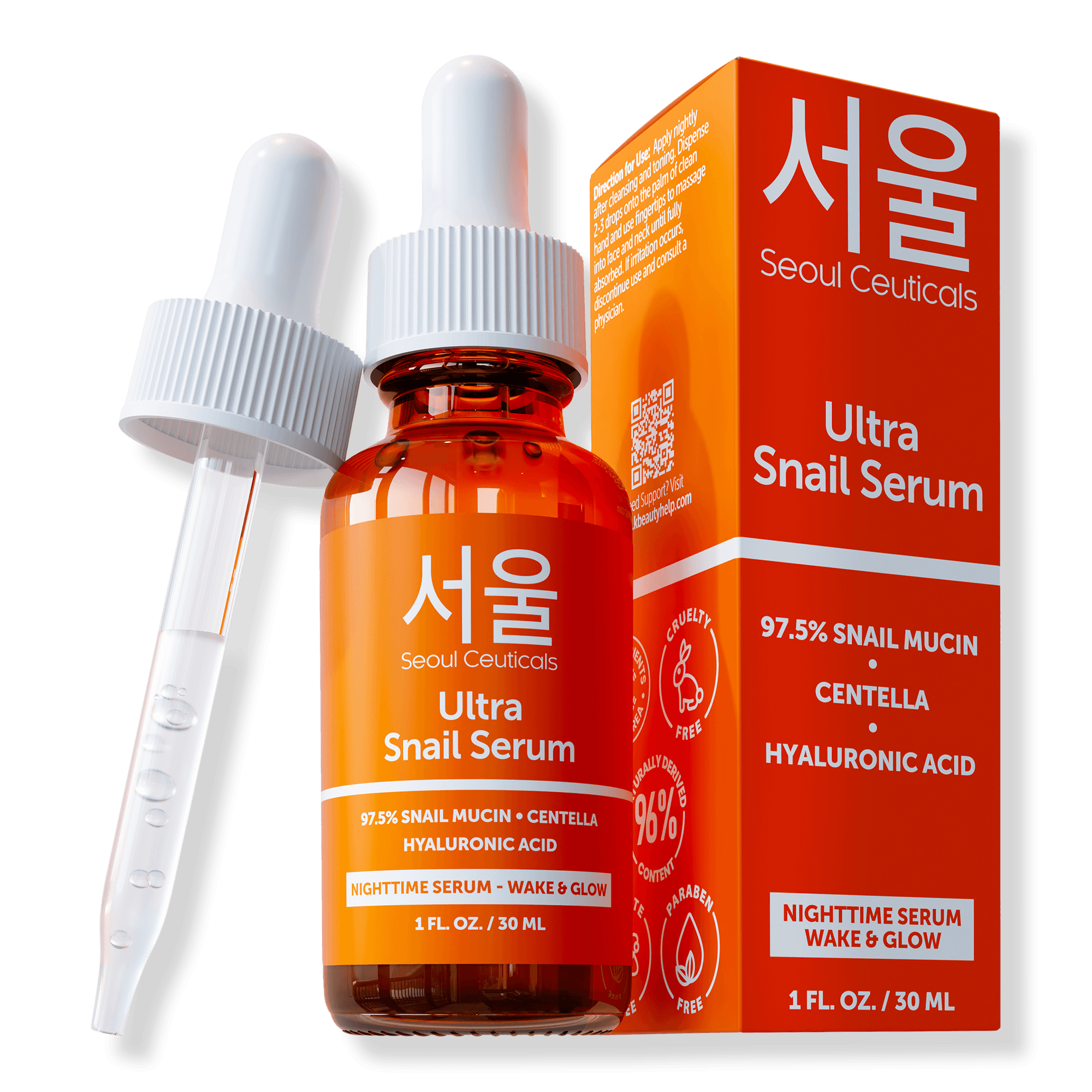 Seoul Ceuticals Korean Skin Care Ultra Snail Serum